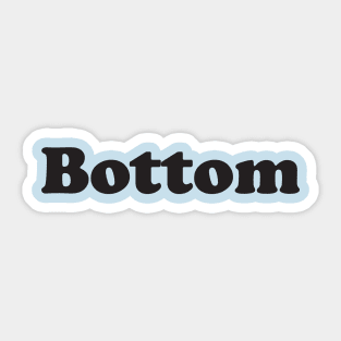 Bottom (blk) Sticker